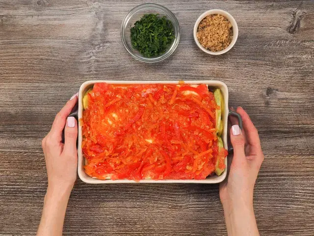 Лазанья картофельная без мяса — шаг 3