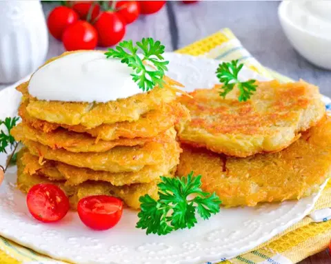Постные драники из картошки