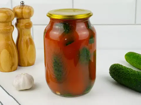 Огурцов с кетчупом на зиму