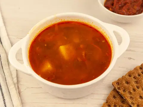 Постный суп харчо