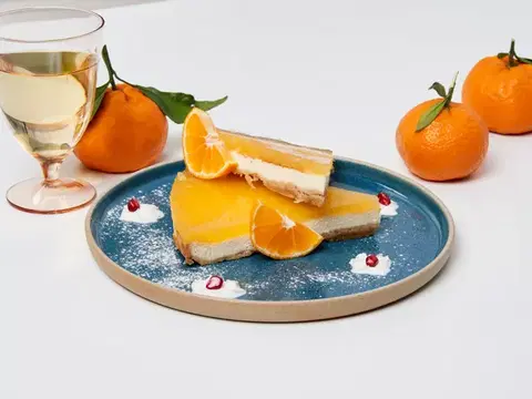 Мандариновый чизкейк