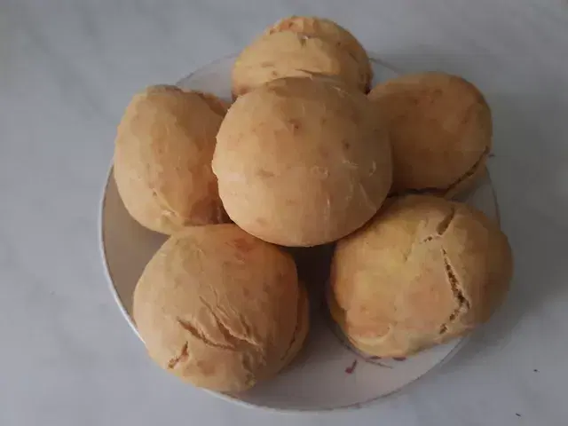 Бездрожжевые булочки с куркумой