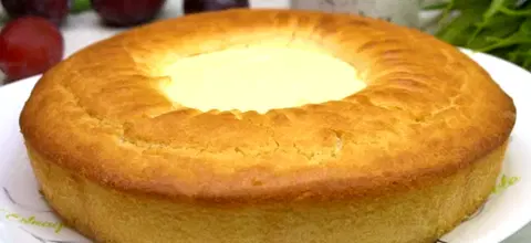 Заливная ватрушка