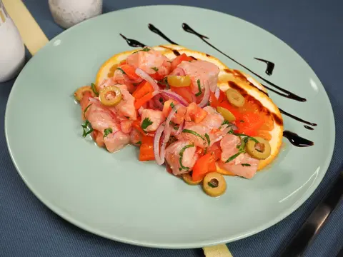 Севиче из лосося