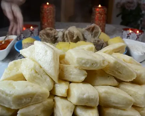 Хинкали на кефире