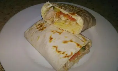 Домашняя шаурма с куриной грудкой