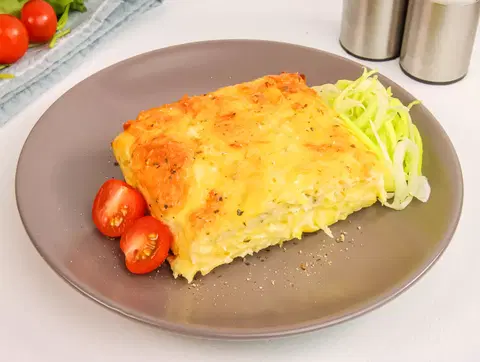 Картофельная запеканка с майонезом и сыром