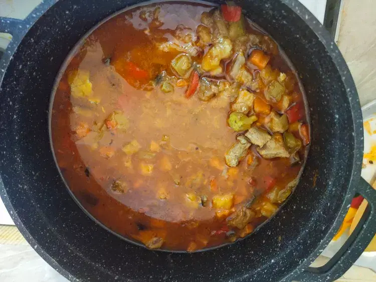 Лагман с кабачком — шаг 9