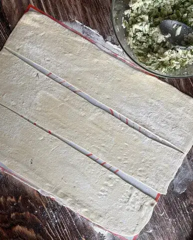 Пирог с адыгейским сыром — шаг 2