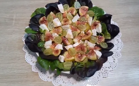 Вкусный салат с инжиром
