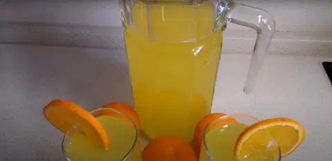 Лимонад домашний из апельсинов