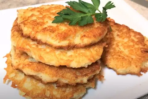 Драники с луком