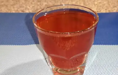 Морс из замороженной клюквы