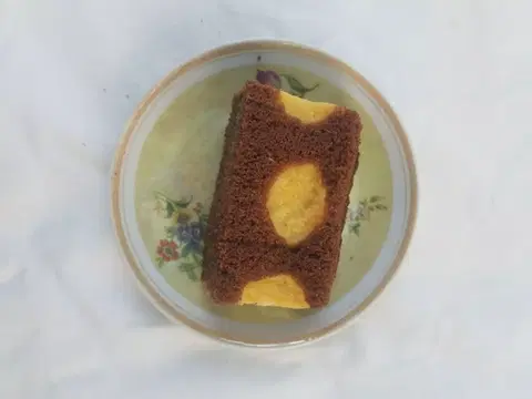 Пирог манник с творогом