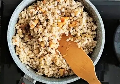 Орзотто с белыми грибами