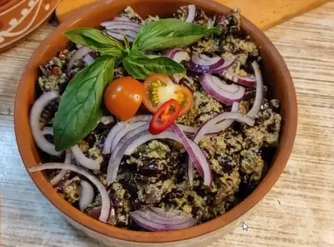 Лобио горячее из красной фасоли
