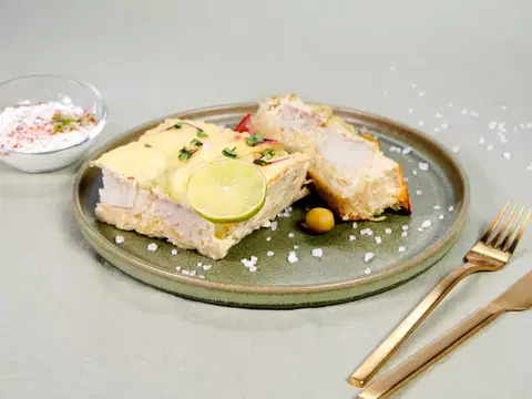 Рыбная запеканка с кабачками