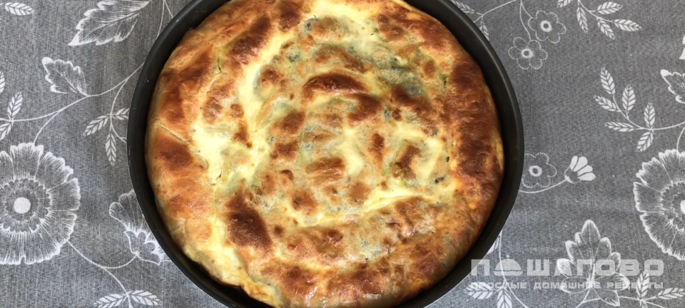 Фото приготовления рецепта: Баница с мясом - шаг 6