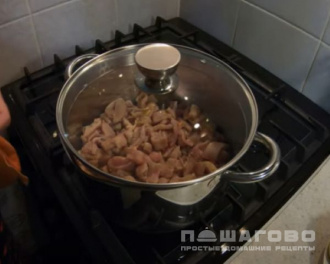 Фото приготовления рецепта: Требуха с картошкой - шаг 2