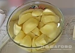 Фото приготовления рецепта: Кыстыбый с картофелем из пельменного теста - шаг 1