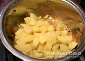 Фото приготовления рецепта: Быстрый грибной суп - шаг 3