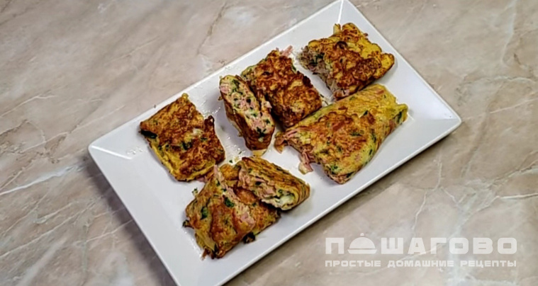 Омлет с манкой