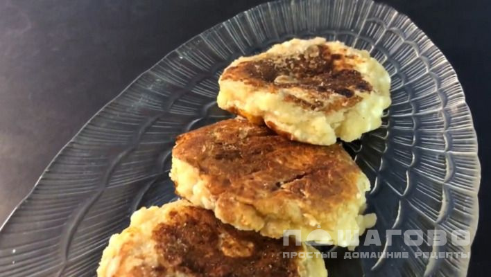 Кокосовые сырники с бананом