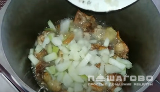 Фото приготовления рецепта: Золотистый плов с курицей - шаг 2