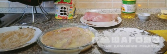 Фото приготовления рецепта: Шницель куриный по-венски - шаг 4