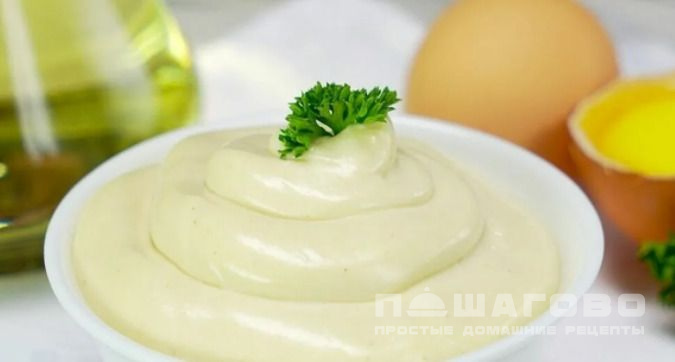 Простой домашний майонез с лимонным соком