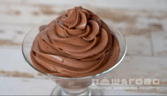 Фото приготовления рецепта: Шоколадный крем домашний - шаг 7
