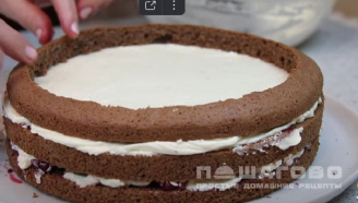 Фото приготовления рецепта: Пасхальный торт Гнездышко - шаг 8