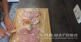 Фото приготовления рецепта: Шницель из свинины - шаг 1