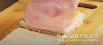Фото приготовления рецепта: Сэндвич Монте-Кристо - шаг 4
