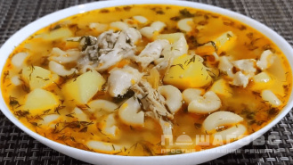 Фото приготовления рецепта: Суп с макаронами - шаг 5