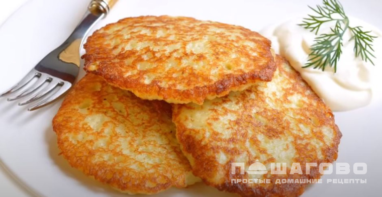 Драники из картофельного пюре