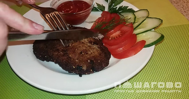Шницель из фарша