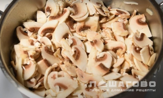 Фото приготовления рецепта: Суп-пюре с шампиньонами и картофелем - шаг 2