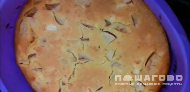 ПП шарлотка с яблоками