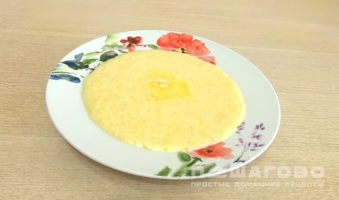 Пшенная каша на молоке
