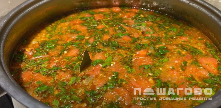 Харчо с рисом из говядины