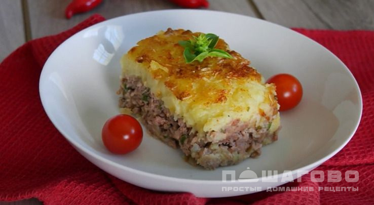 Картофельно-мясная запеканка – кулинарный рецепт