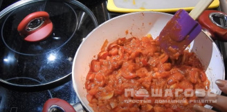 Фото приготовления рецепта: Овощной соус - шаг 5