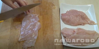 Фото приготовления рецепта: Курица миланезе - шаг 2