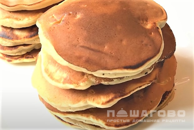 Вкусные панкейки с бананом