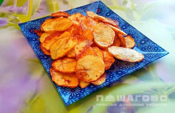 Картофельные чипсы по-домашнему со сметаной