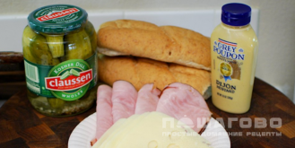 Фото приготовления рецепта: Кубинский сэндвич кубано - шаг 1