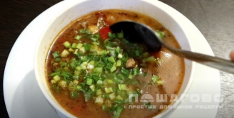 Фото приготовления рецепта: Густой суп из говядины - шаг 6