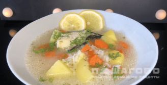 Фото приготовления рецепта: Рыбный суп с рисом - шаг 5