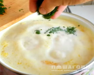 Фото приготовления рецепта: Мясной суп по-фински - шаг 5